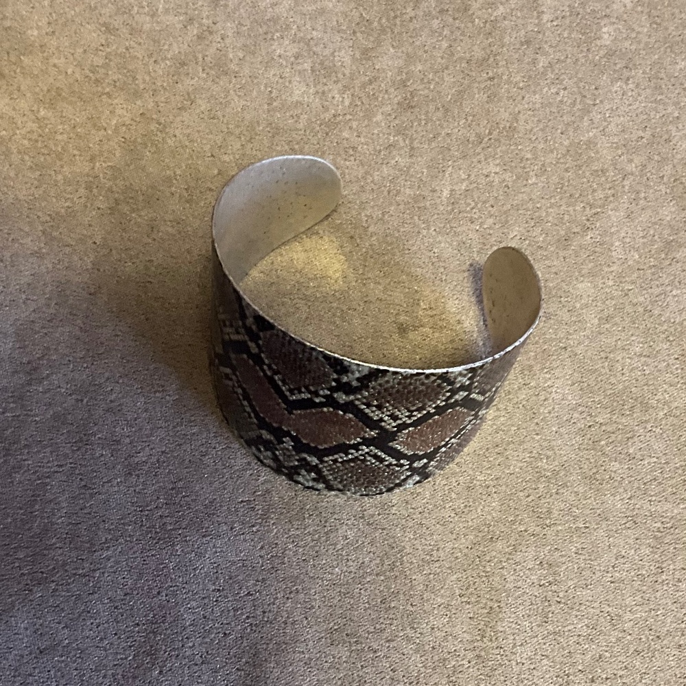 Python Metal Cuff Bracelet - image 3